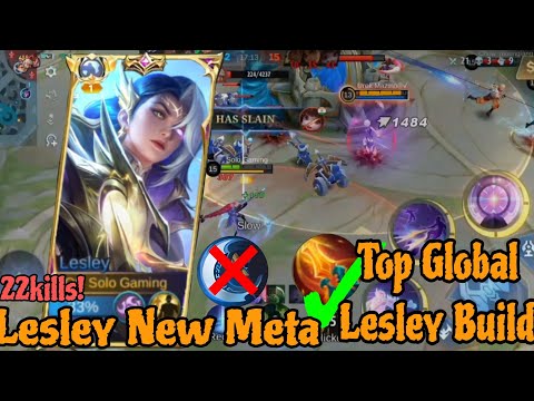 22 kills! Lesley Deadly Build 2023 | Top Global Lesley Build