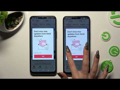 Transfer Files from an Android Device to HONOR X6 / Send Anywhere App