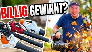 WELCHER IST DER BESTE? | AKKU - LAUBBLÄSER IM TEST! | Stihl | Parkside | Einhell | Mr. Moto
