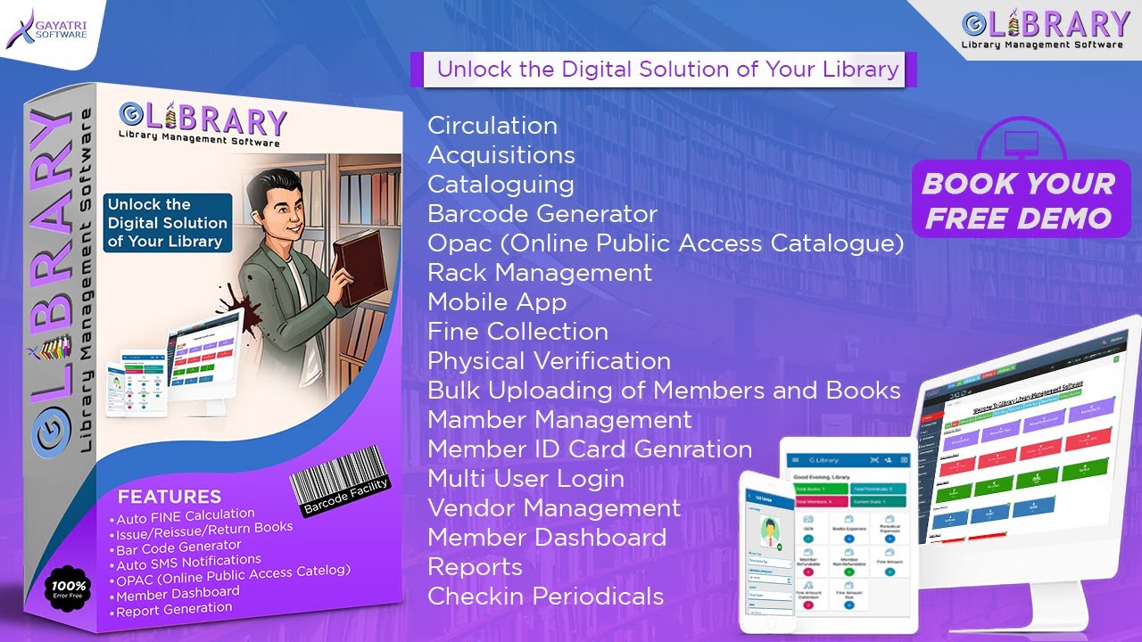 GLIBRARY- Library Management Software