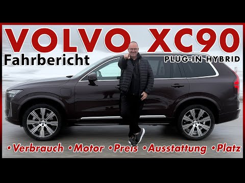 Volvo XC90 Facelift - Probefahrt im großen Volvo SUV als Plug-In Hybrid | Test Review Deutsch 2025