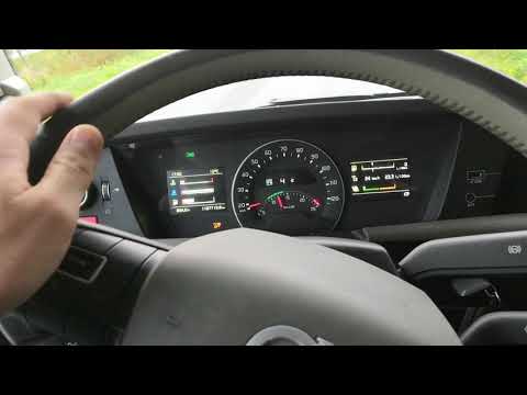 Volvo FH4 dual-clutch transmission acceleration 0-90 km/h