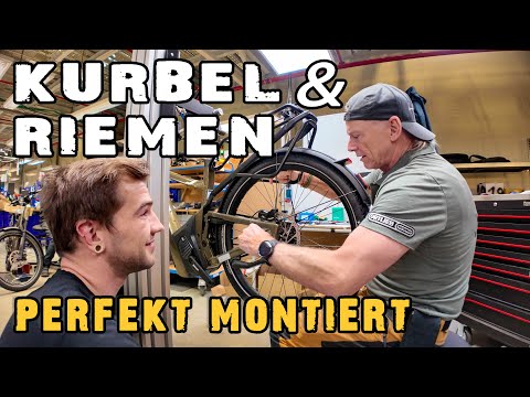 🔧 E-BIKE DRIVE PERFECTLY BUILT – Crank, belt & wheel with Schwalbe