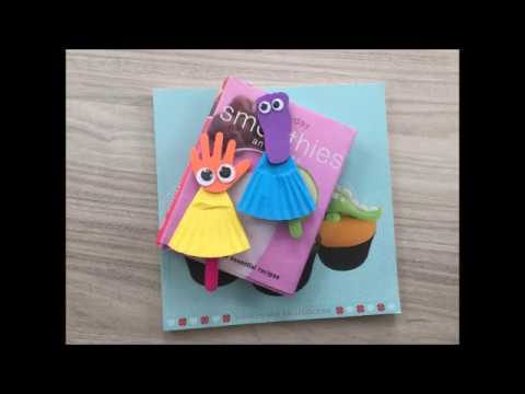 Lolly Stick Monster Bookmarks