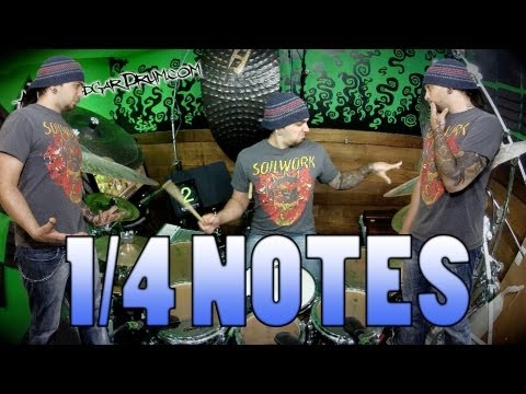 Quarter Notes - Subdividing The Beat - Drum Lesson