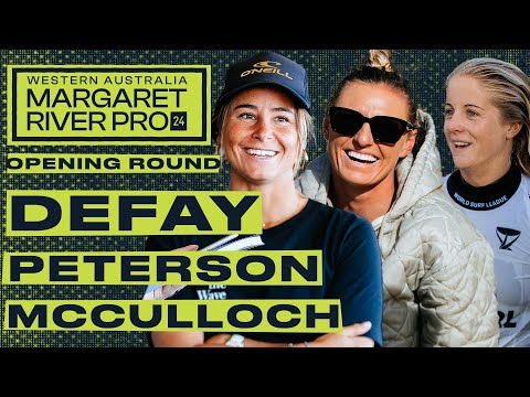 Johanne Defay, Lakey Peterson, Sophie McCulloch | Western Australia Margaret River Pro 2024