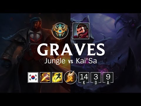 Graves Jungle vs Kai'Sa - KR Challenger Patch 8.9