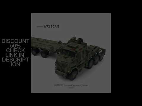 1/72 US Army Modern Military Model M1070 Heavy Tank Transporter M1A2 Abrams Main Battle Tank Airplan