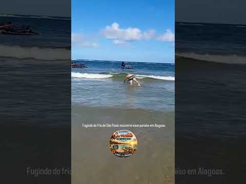 Fugindo do frio de SP encontrei esse paraíso em Alagoas.  Praia do Francês #kombicarmelita #Alagoas