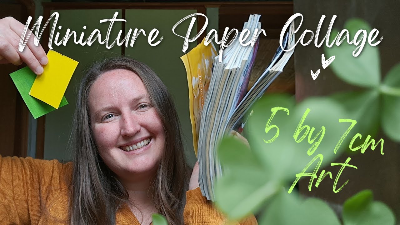 Exploring Miniature Paper Collage Art