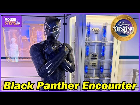 Black Panther Shows us Vibranium Displays in Marvel Super Hero Academy on Disney Destiny - (4K)