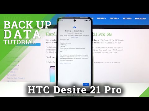 How to Enable Google Backup on HTC Desire 21 Pro – Turn On Google Backup
