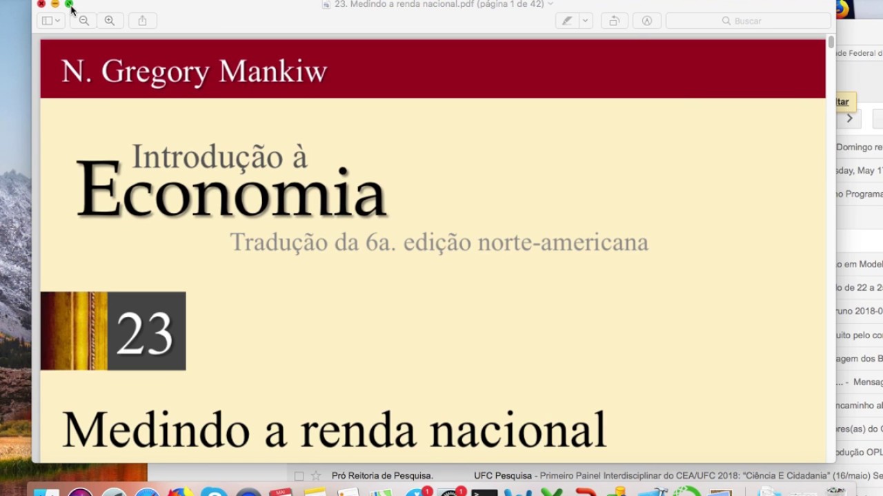 Fundamentos da Economia Aula 11 - Medindo a renda nacional