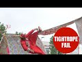 Hilarious Footage Of An Acrobat Falling 15ft From A Tightrope