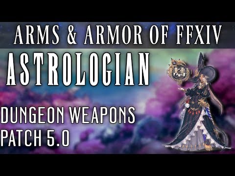 All Astrologian Dungeon Weapons of ShB (Patch 5.0)
