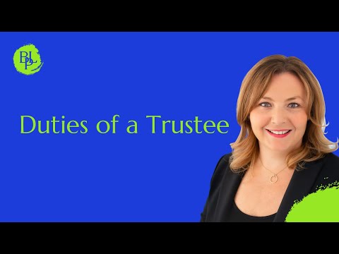 Trustee Responsibilities: Preparing for Incapacity