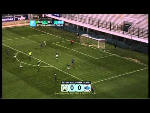 Lo mejor del primer tiempo. Ferro 0 - Gimnasia J 0. Fecha 5. Torneo Primera B Nacional 2014. FPT