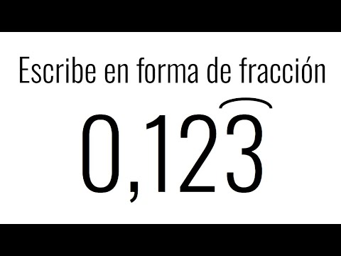 ESCRIBIR UN NÚMERO DECIMAL PERIÓDICO MIXTO EN FRACCIÓN. Matemáticas Básicas