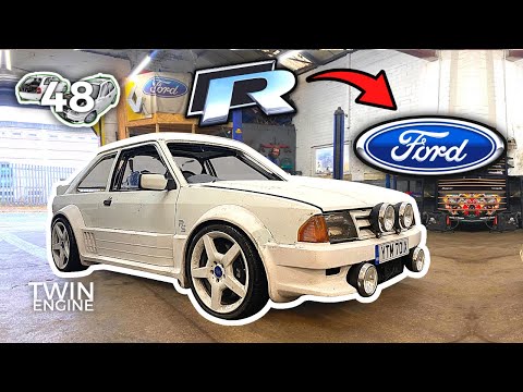 1981 Ford Escort RS Turbo with Full Golf R Conversion - Vlog048