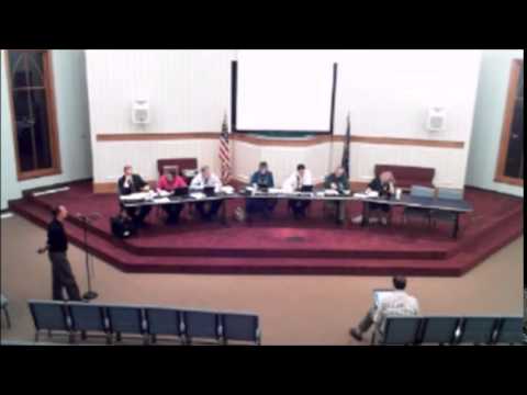 10-14-14 Whitestown, IN Town Council Session