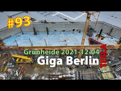 #93 Tesla Giga Berlin • 2021-12-04 • Gigafactory 4K