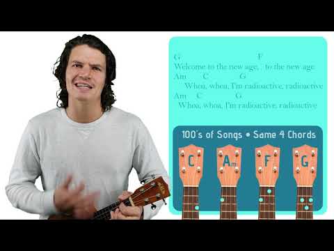 Radioactive - Imagine Dragons | Easy Ukulele Tutorial & Cover (128)
