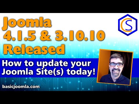 🔧 How to Update to Joomla 4.1.5 or Joomla 3.10.10