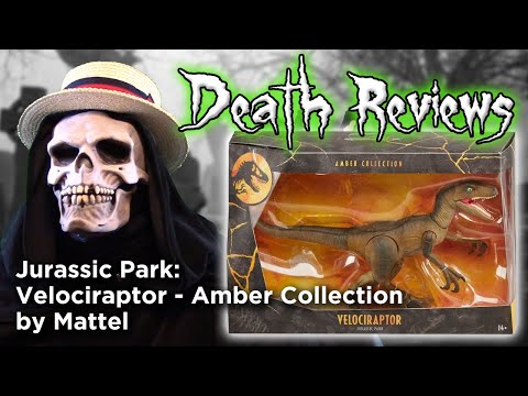 Death Reviews: Velociraptor - Amber Collection - Mattel