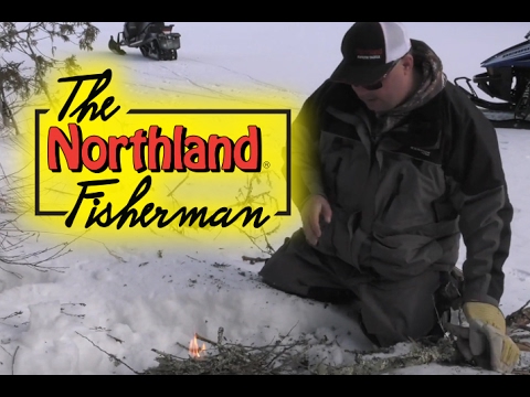 Making a survival fire - The Northland Fisherman Ep. 15