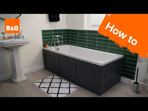 How to create a wooden bath panel