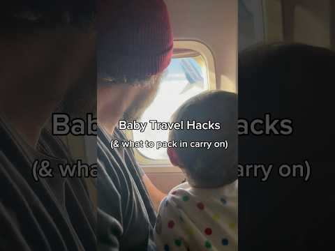 8 tips for flying with a 1 year old baby!