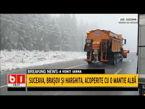 Cod galben de ninsori in 17 judete -Stiri B1.ro  - 31 octombrie 2020