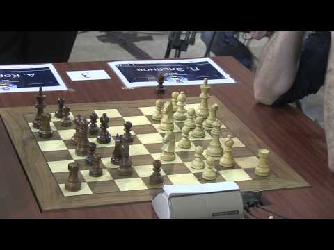 2013-02-16 GM Eljanov - GM Korobov Aeroflot open - Blitz