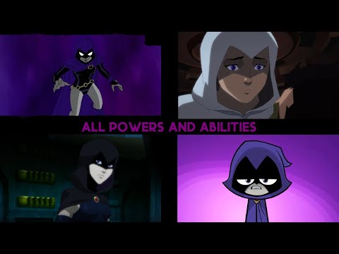 Raven - All Powers and Abilities from DC Animation