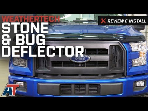 2015-2016 F150 Weathertech Stone & Bug Deflector Review & Install