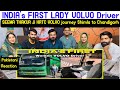 React On INDIA's FIRST LADY VOLVO Driver SEEMA THAKUR Ji  HRTC VOLVO journey  Shimla to Chandigarh.