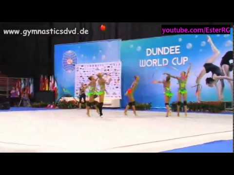 Russia 3 balls 2 ribbons (2) - World Cup Sofia 2014