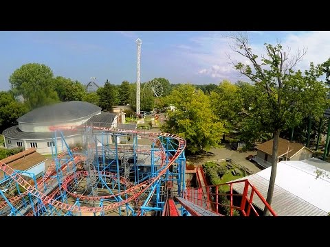 Back row point of view footage of Steel Dragon