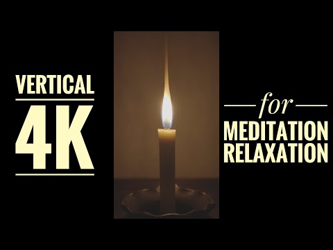 Japanese candle,quiet meditation balls.(vertical 4k)