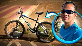 PEGUEI A PISTA COM MINHA BIKE NA RUA DO GRAU😍