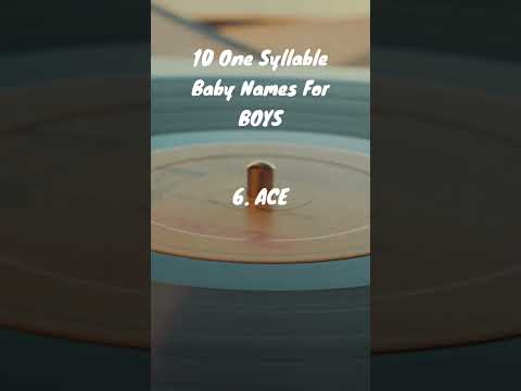 3 of them end in X ! Super Short ONE Syllable Boys Names