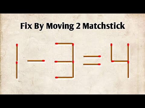 How To Solve The Viral Matchstick Puzzle 1 - 3 = 4