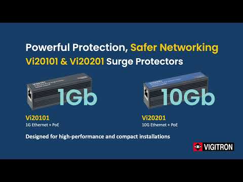 Powerful Protection, Safer Networking | Vigitron Ethernet and PoE Surge Protectors