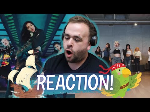 FIRST TIME REACTING TO EVERGLOW (에버글로우) - 'PIRATE' MV & DANCE PRACTICE (EVERGLOW REACTION)