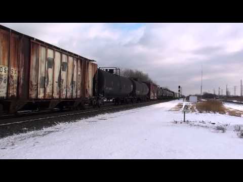 CEFX 3171 & NS 6623 Leads a Manifest West, Gary, IN