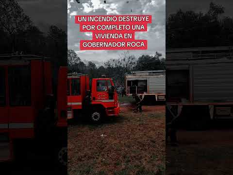 Incendio en Roca