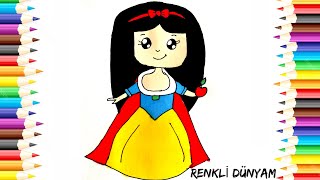 Pamuk Prenses Nasıl Çizilir  Çok Kolay Pamuk Prenses Çizimi - Kolay Çizimler