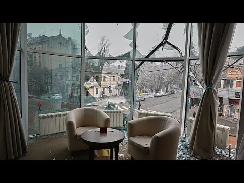 Video Thumbnail: Overnight Russian drones strike homes, damage monastery in Odesa