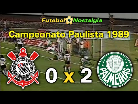 Corinthians 0 x 2 Palmeiras - 16-04-1989 ( Campeonato Paulista )
