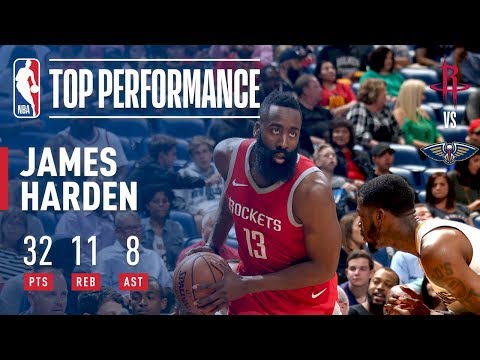 James Harden Fills Up The Stat Sheet in New Orleans!